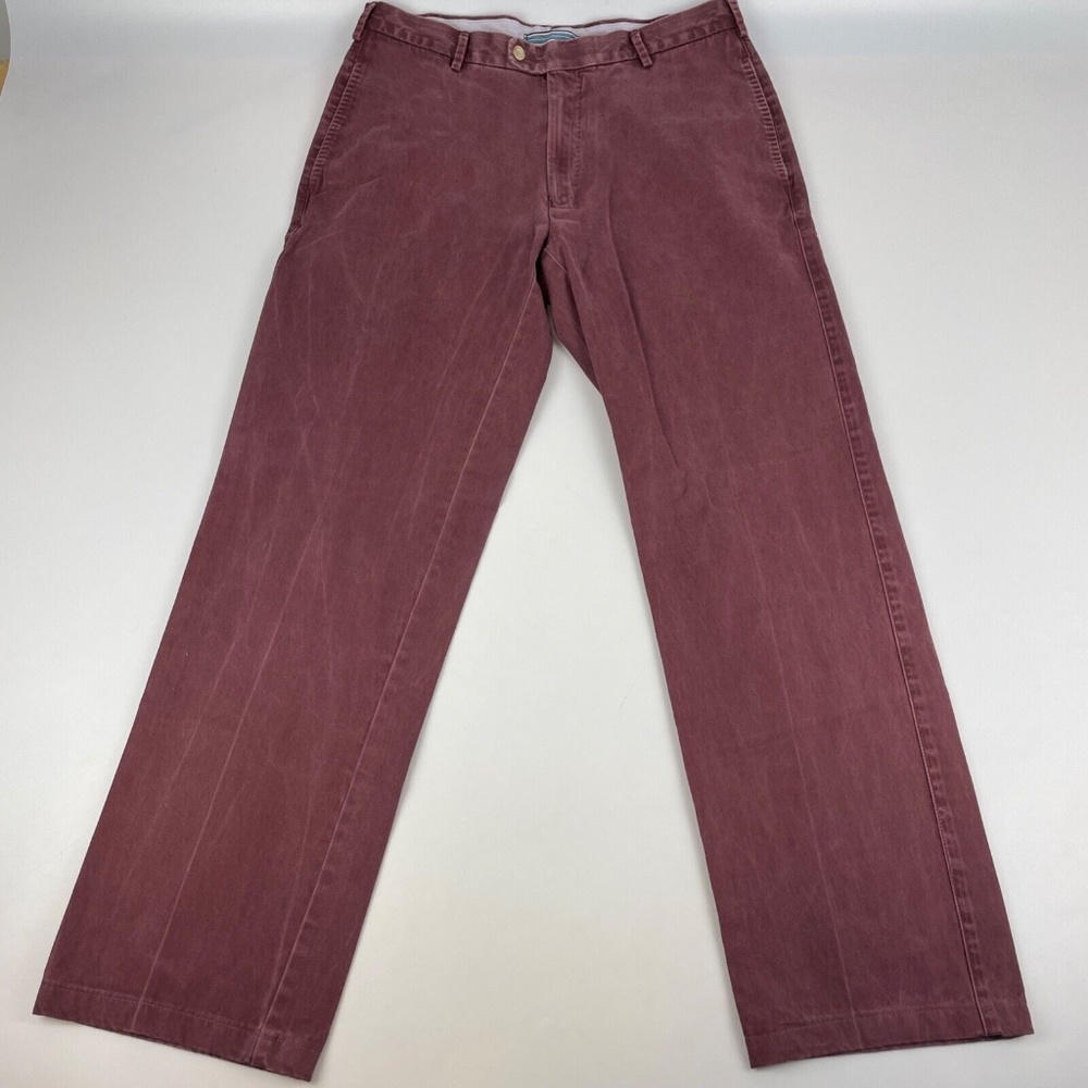 Peter Millar Mens 32x32 Raleigh Washed Twill Chinos Golf Pants Pima Cotton